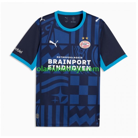 Camisola PSV Eindhoven Homem Equipamento Terceiro 2026-2027 Manga Curta